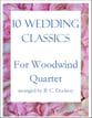 10 Wedding Classics for Woodwind Quartet P.O.D. cover